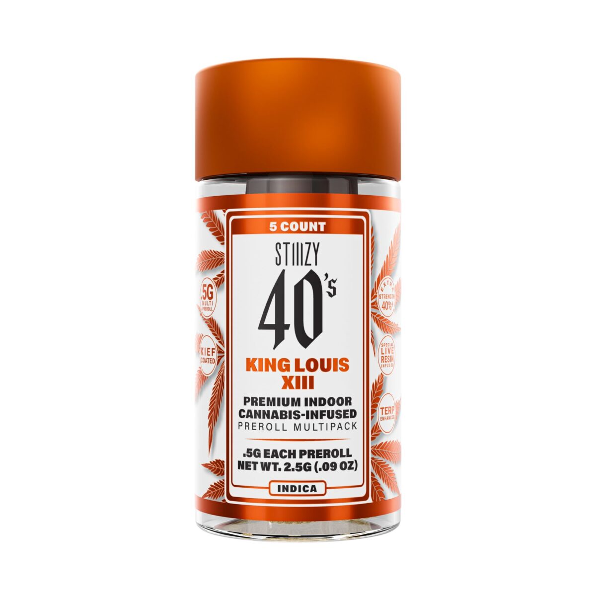 King Louis XIII 2.5grams STIIIZY 2.5g Indica Joint Europe